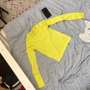 Lululemon Athletica Neon Yellow Blouse